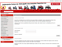 Tablet Screenshot of kymco-ersatzteilshop.de